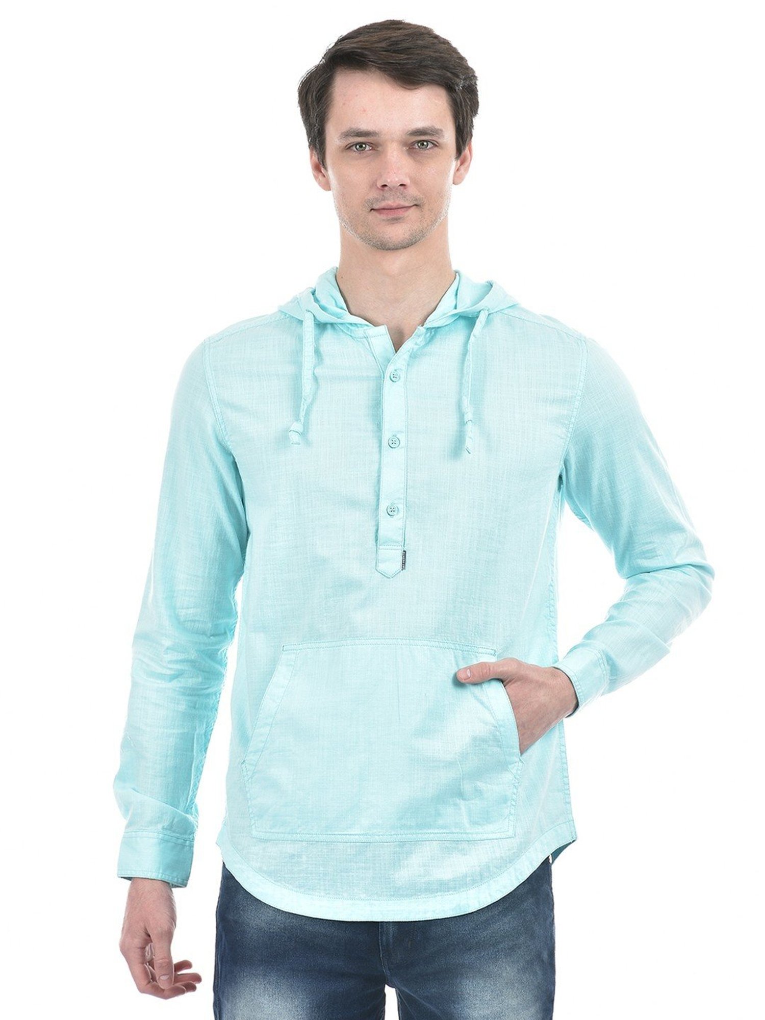 Numero Uno Aqua Cotton Slim Fit Shirt