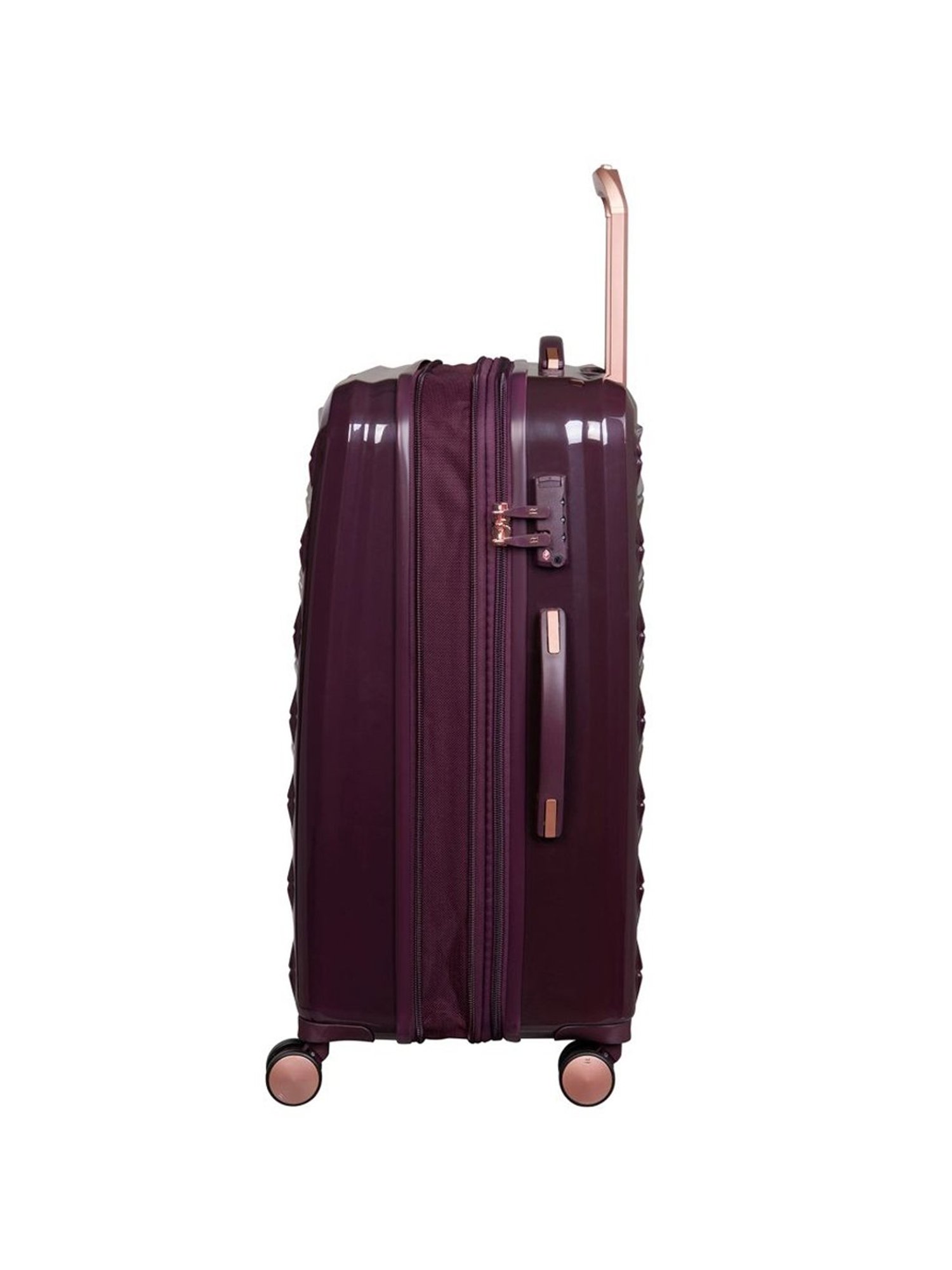 it luggage Certify Wine Medium 24 inches Expandable Hardsided Trolley Bag with TSA Lock
