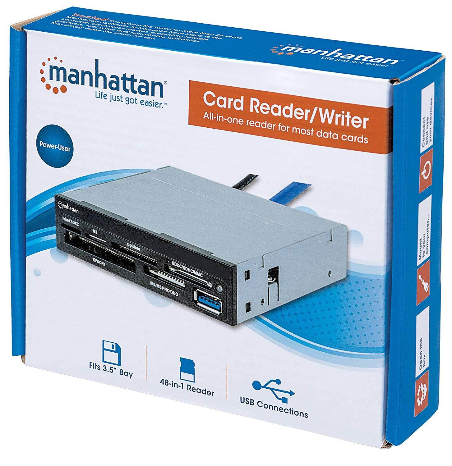 ICI101967 - Manhattan 101967 48-in-1 Multi-Card Reader Writer with USB. 3.0