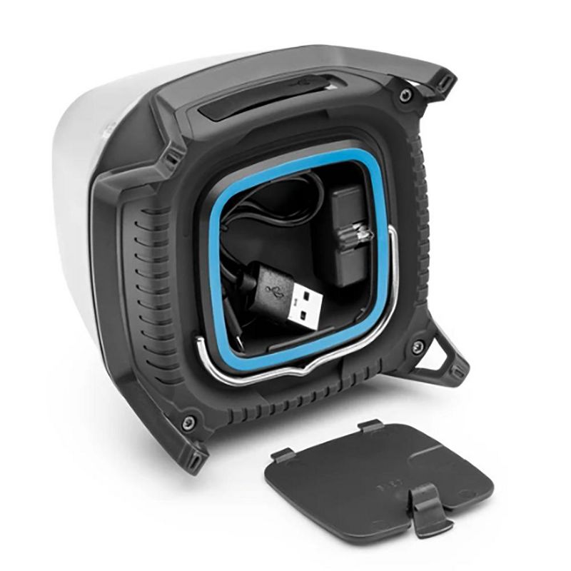 8" LED Solar Portable Outdoor Lantern with Flame - Techko Kobot