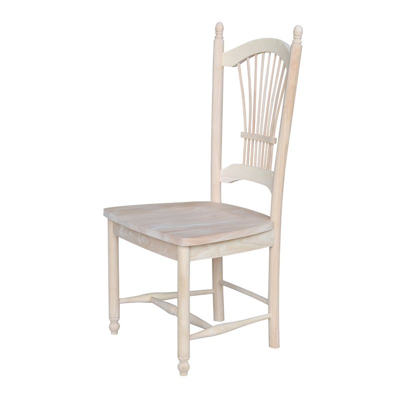 Set Of 2 Sheafback Chair Unfinished - International Concepts