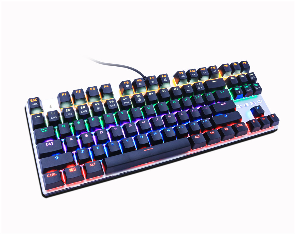 2, 60% Wired/Wireless Mechanical Keyboard (Kailh Box Brown Switch/White Case) - Full Keys Programmable - True RGB Backlit - Tap Arrow Keys - Double Shot PBT Keycaps - NKRO - 1900mAh Battery