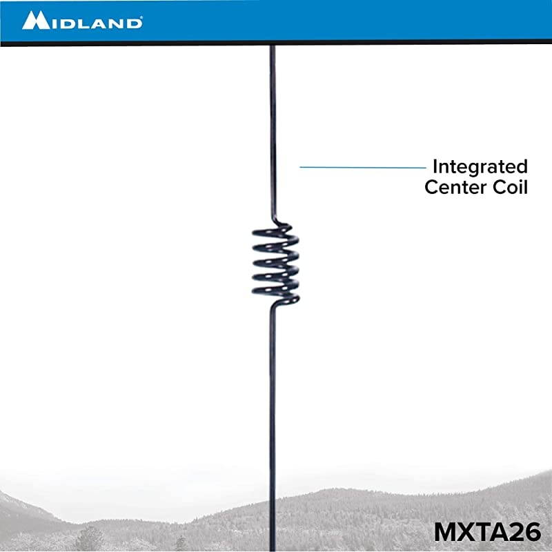 6 dB Gain Antenna with Durable Spring Base and NMO Connection Works with  MicroMobile MXT105 MXT115 MXT275 MXT400