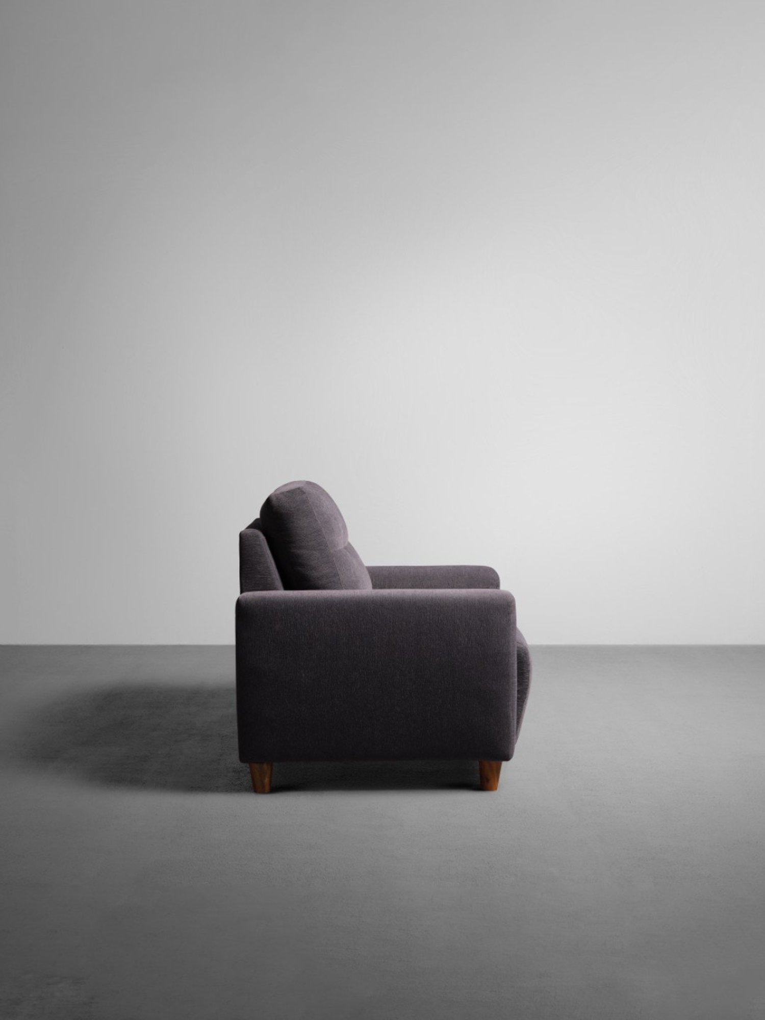 Sleepyhead Yolo Sesame Grey Fabric 1 Seater Sofa