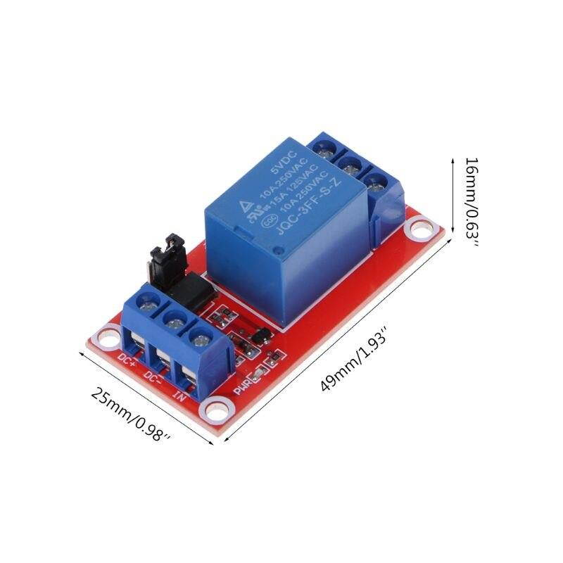 1-Channel Relay Module 12V High and Low Level Trigger with Optocoupler for Arduino AVR PIC