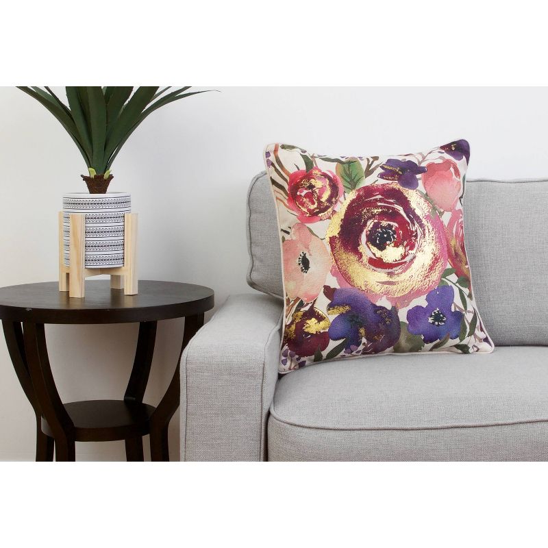 Joinelle Floral Oversize Square Throw Pillow - Décor Therapy