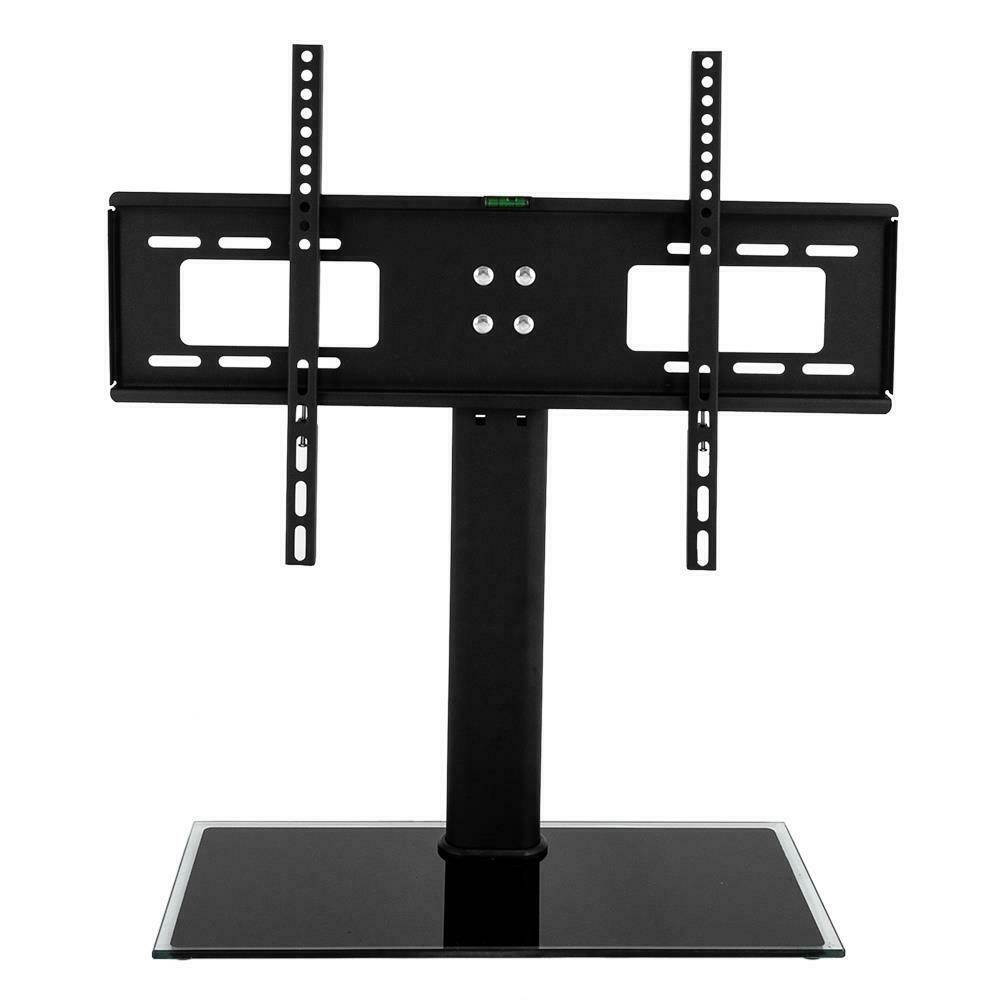 TV Stand Base with Universal Swivel Mount and Height Adjustable for 32"-55" TVs