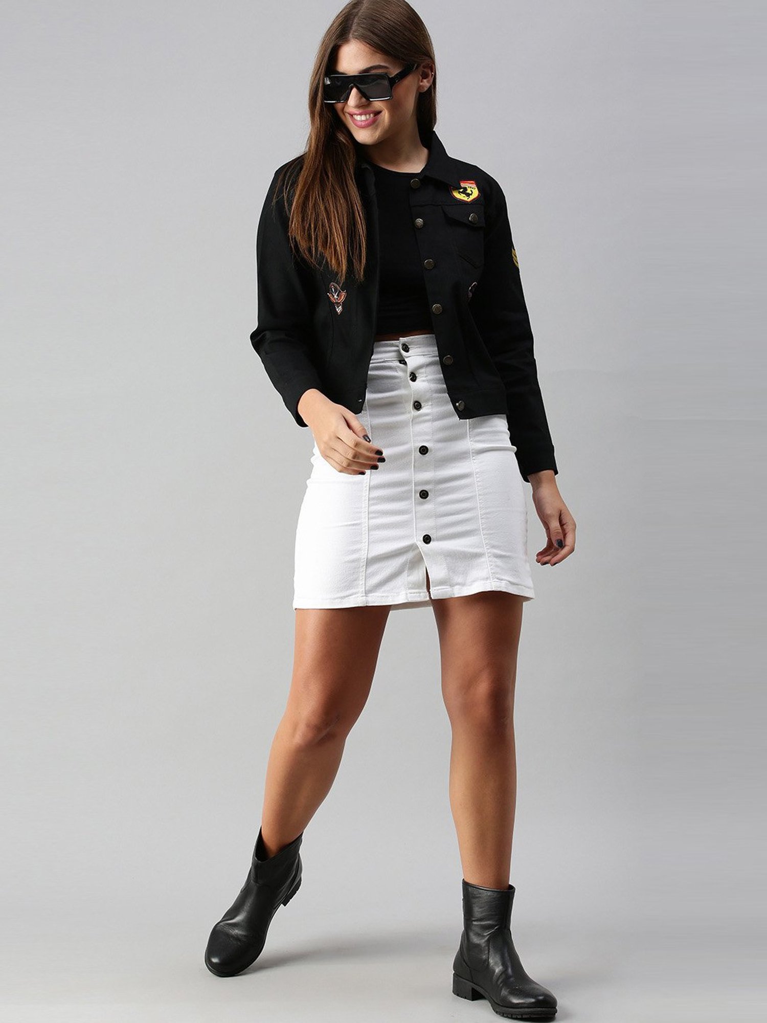 VOXATI Black Regular Fit Jacket