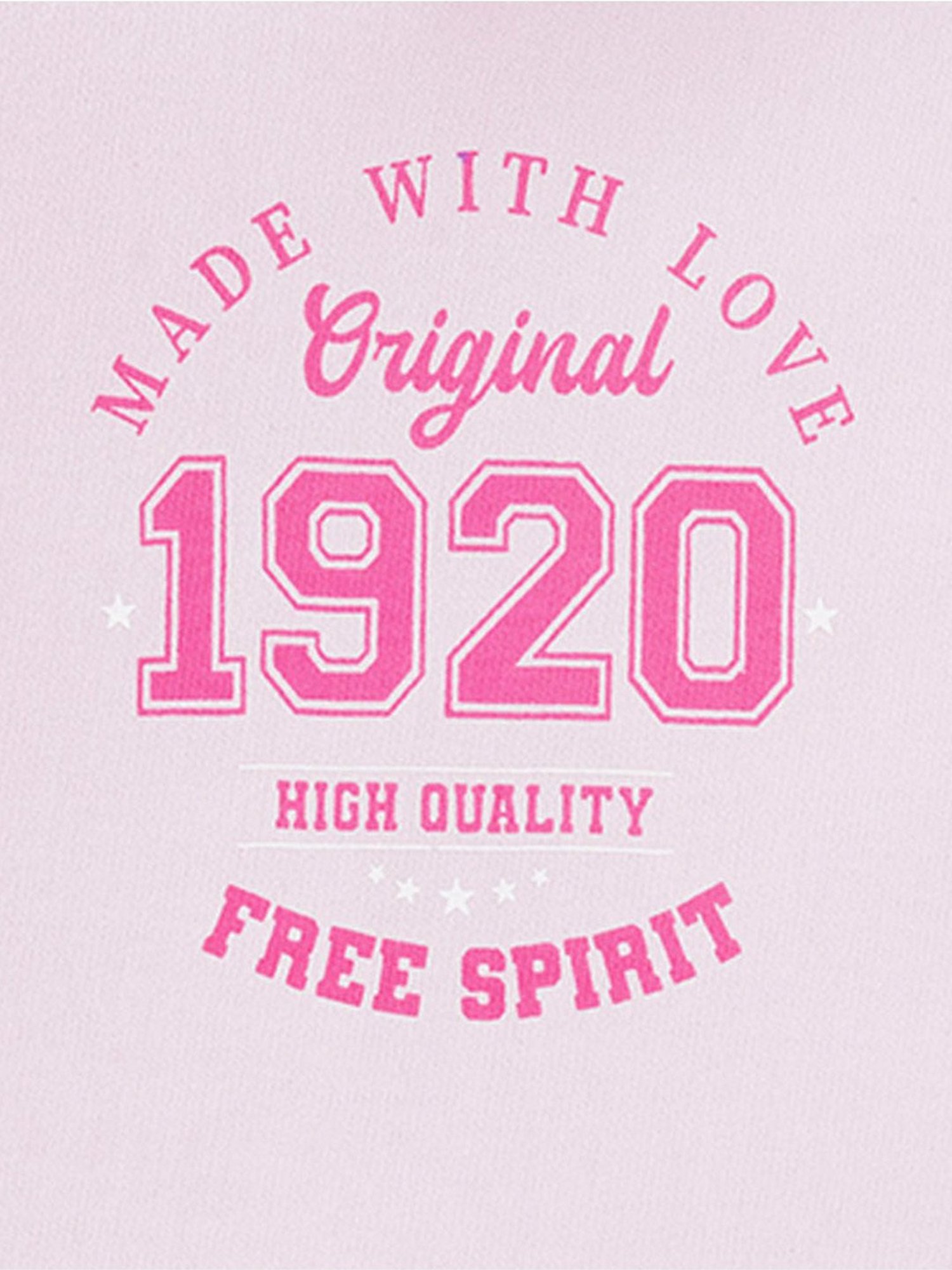 Edheads Kids Pink Cotton Printed Full Sleeves Sweatshirt