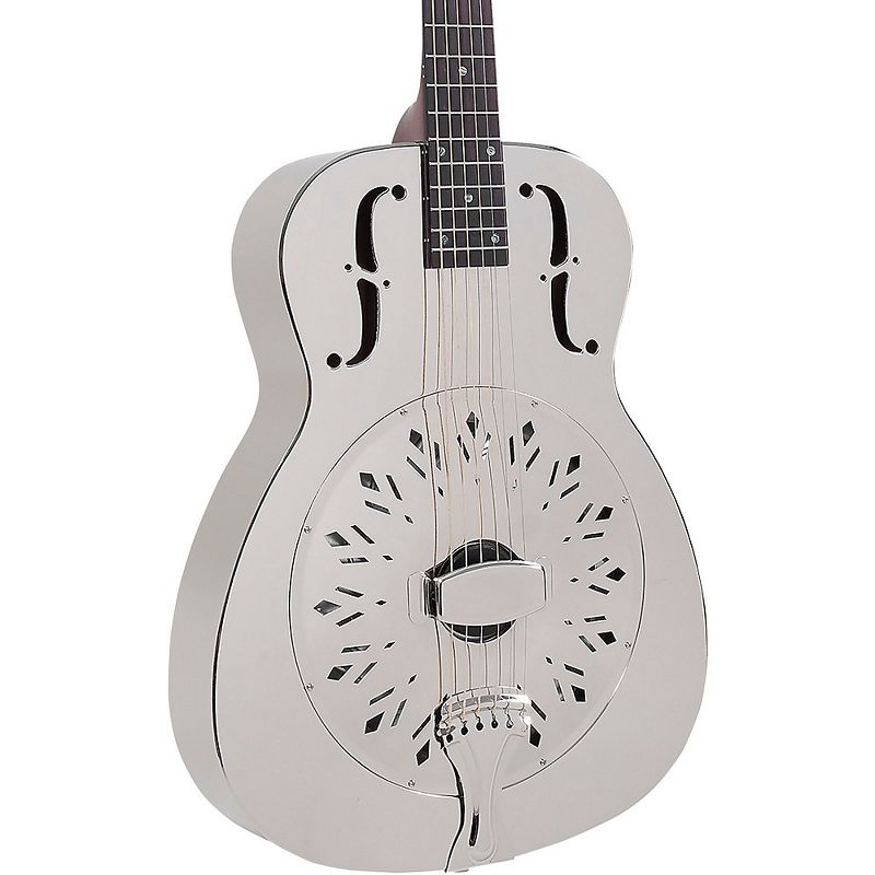Recording King RM-998-D Metal Body Resonator, Style-0 Nickel-Plated