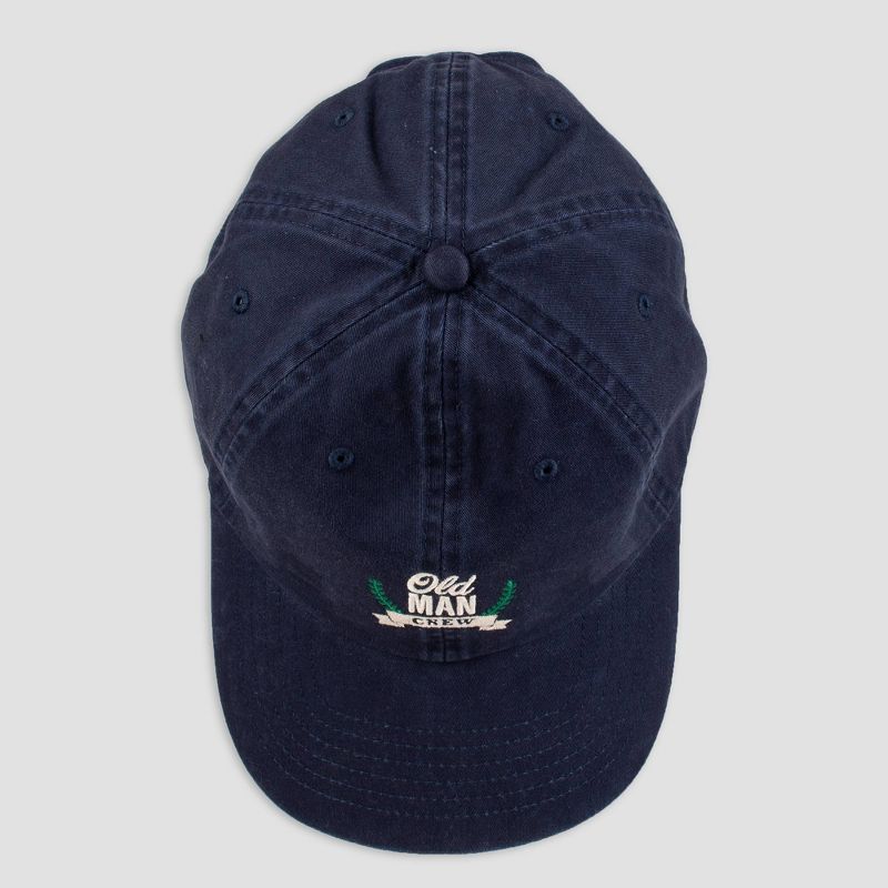 Wemco Men's Father's Day Old Man Crew Baseball Hat - Navy One Size