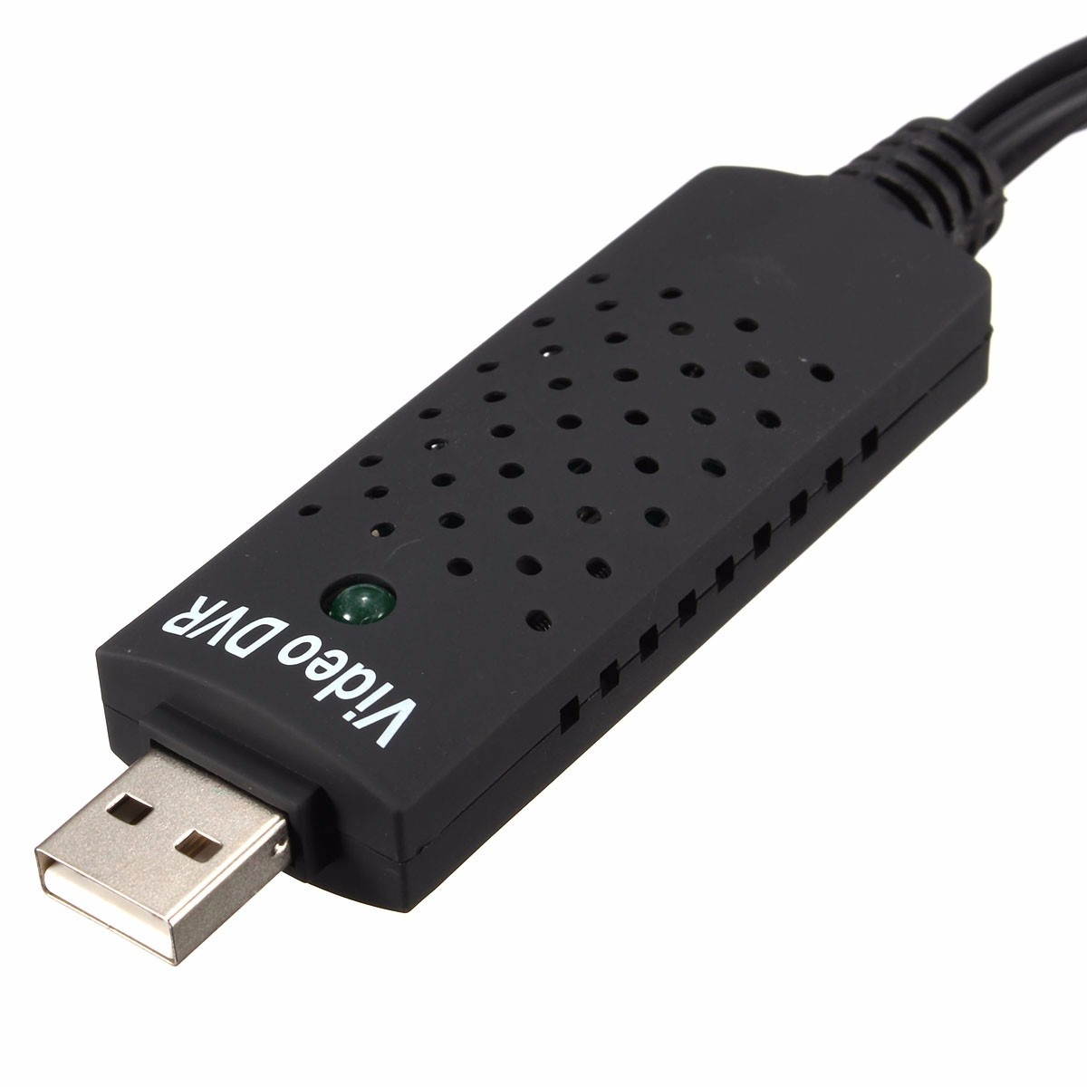 DC5V USB Video Capture Card TV Tuner LED VCR DVD Audio Adapter Converter