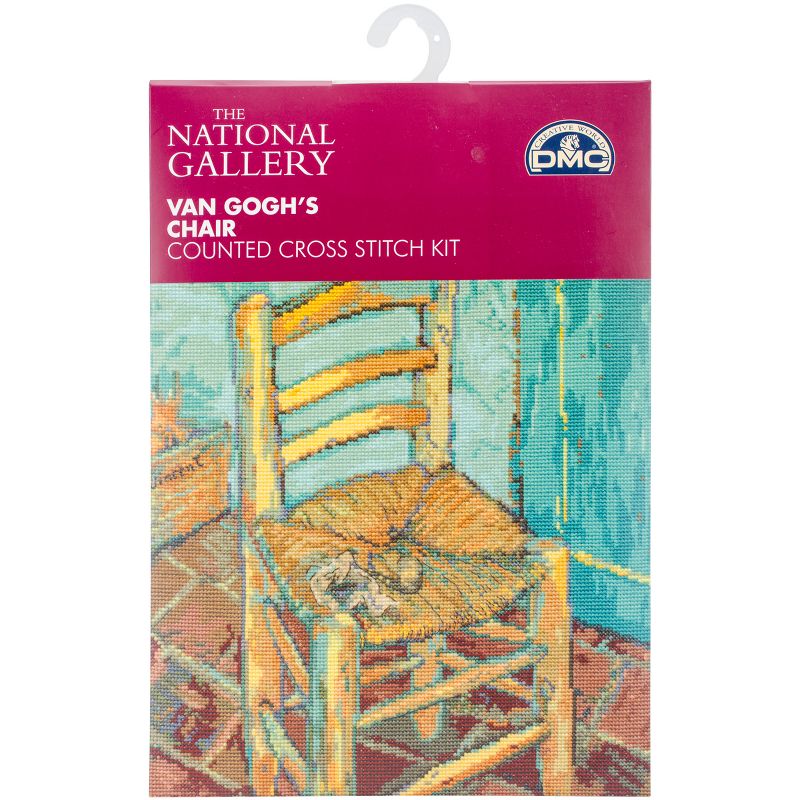 DMC Counted Cross Stitch Kit 9"X12"-Van Gogh's Chair (16 Count)