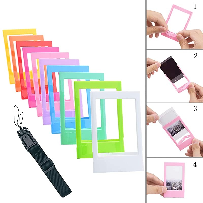 Accessories Bundle Kit Set for Fujifilm Instax Mini 70 Instant Film Camera Accessory Include Case Album Stickers Photo Frames Hanging Frame Strap Black