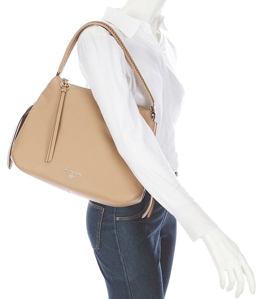 Dooney & Bourke Signature Hydrangea Monogram Collection Floral Hobo Bag