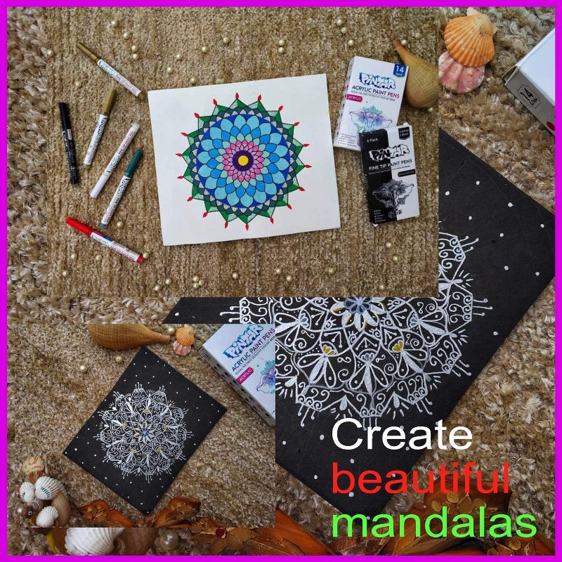 Pintar Art Supply Premium Acrylic Paint Pens - Fine Tip Pens For Rock Painting