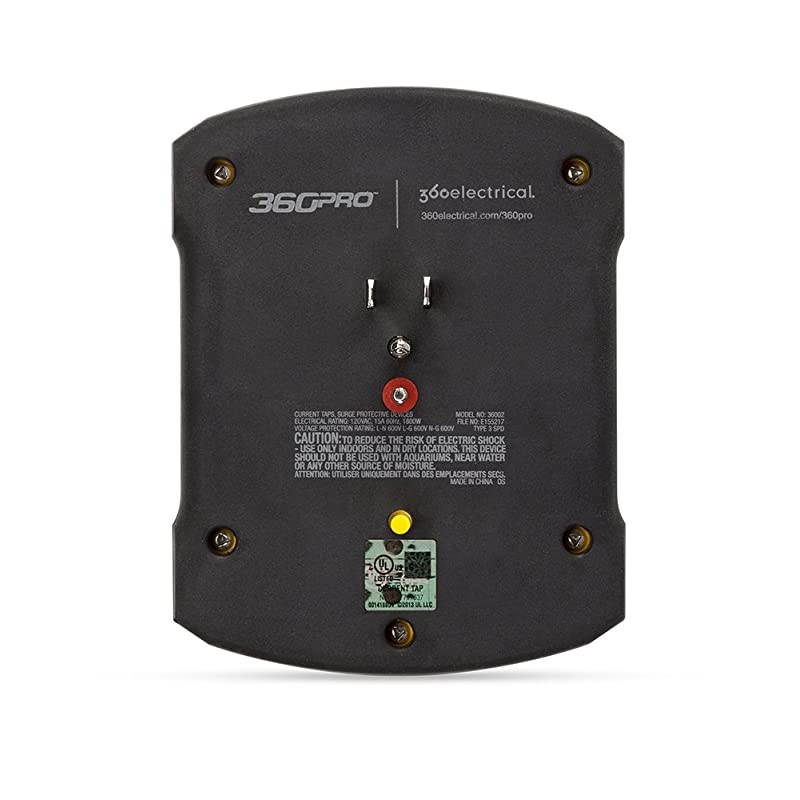 36003 Pro Heavy Duty Surge Strip, Black/Yellow