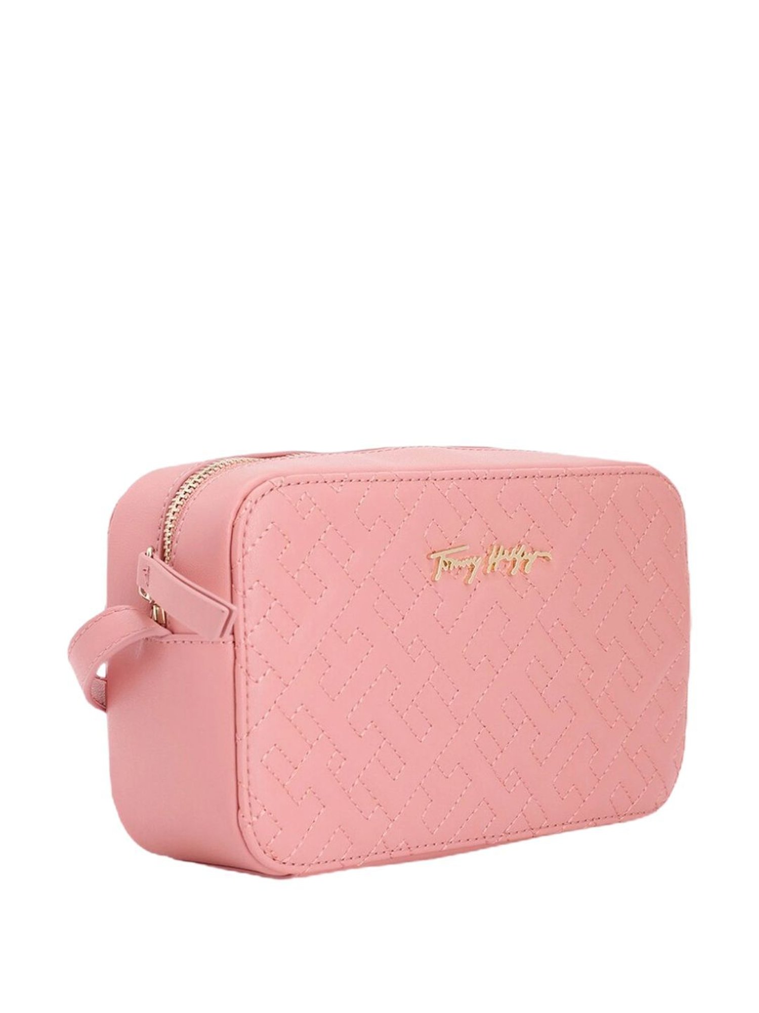 TOMMY HILFIGER Teaberry Blossom Latam Quilted Medium Cross Body Bag