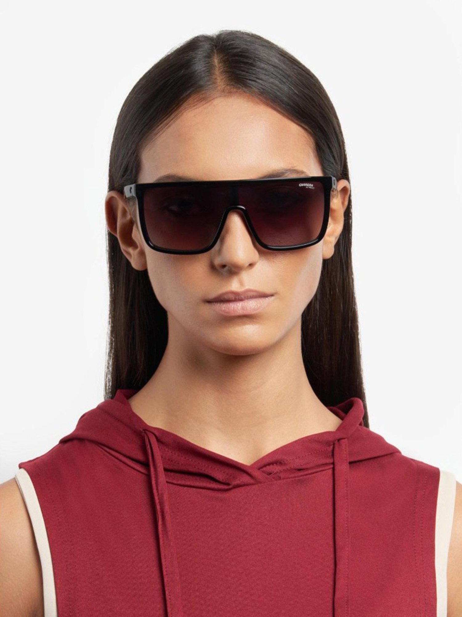 Carrera Brown Square Gradient Unisex Sunglasses