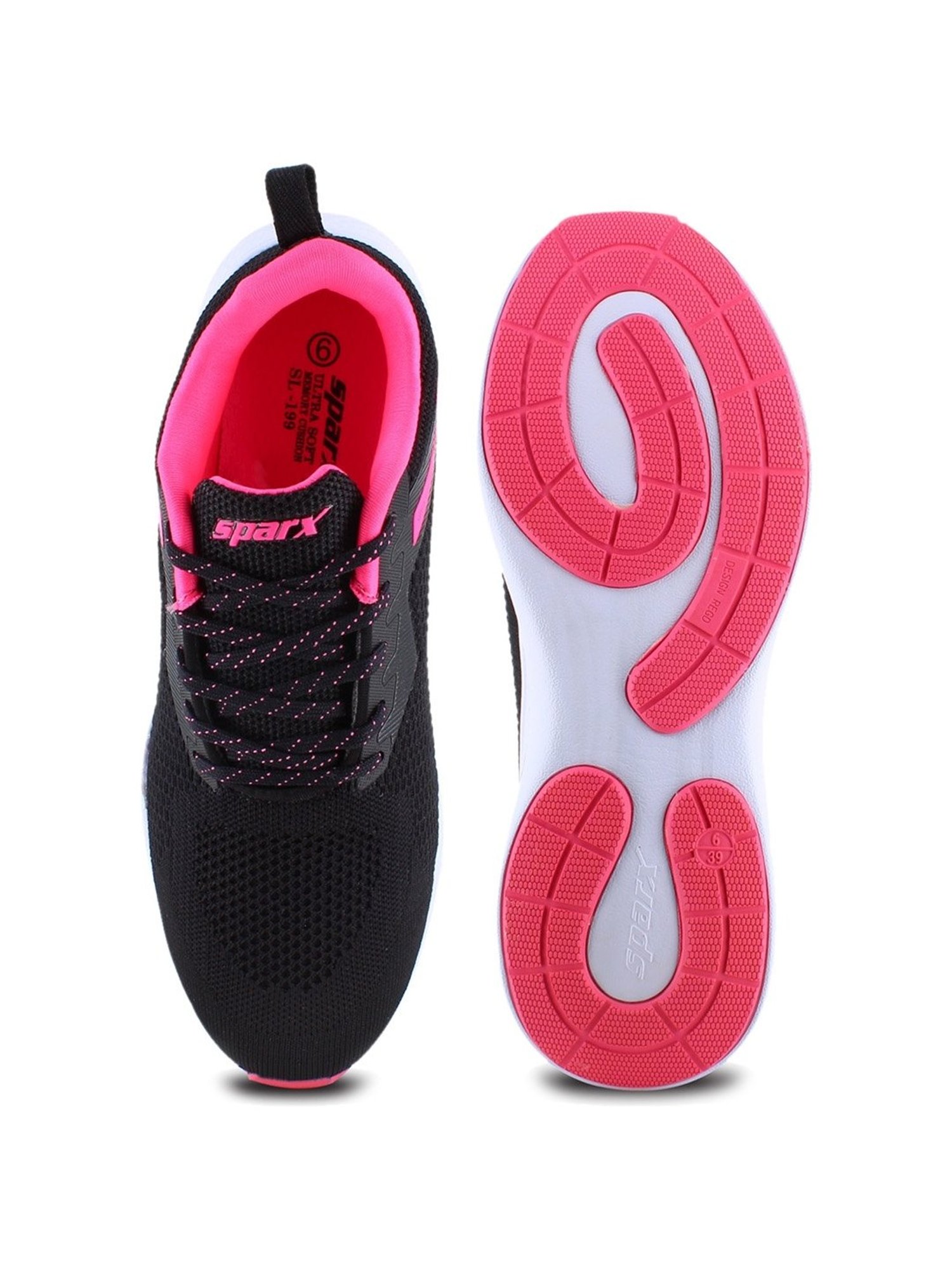 Sparx Women's Black Running Shoes