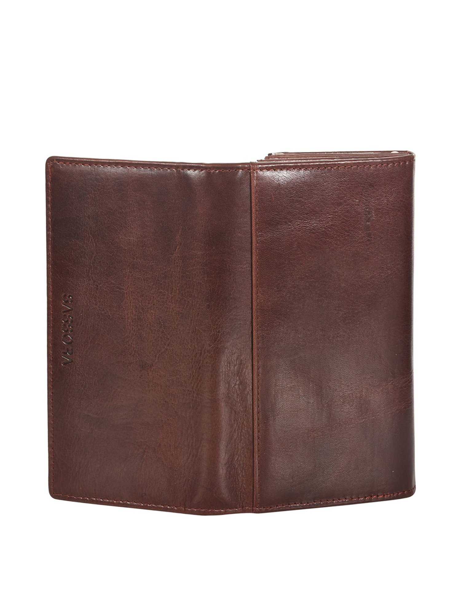 SASSORA Brown Solid Rfid Wallet for Women