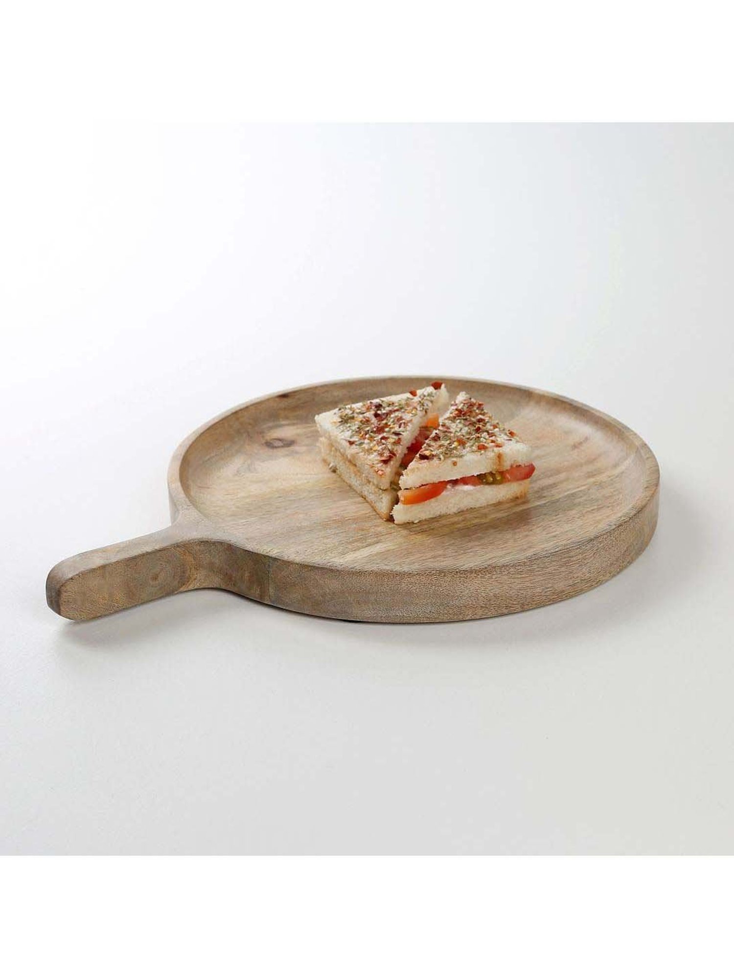 ellementry Ochre Natural Mango Wood Platter - Set of 1