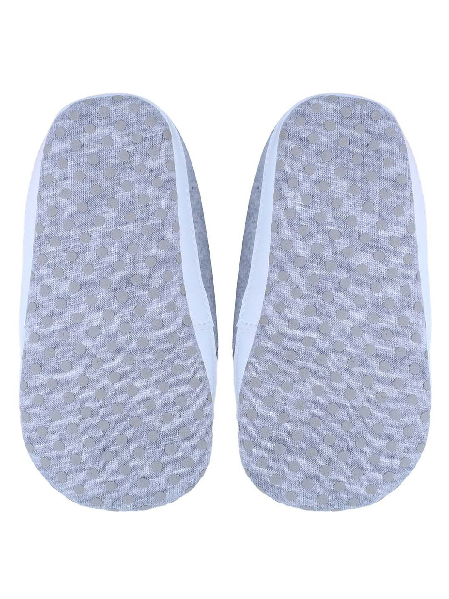 Baby Moo Kids Grey & Brown Casual Booties