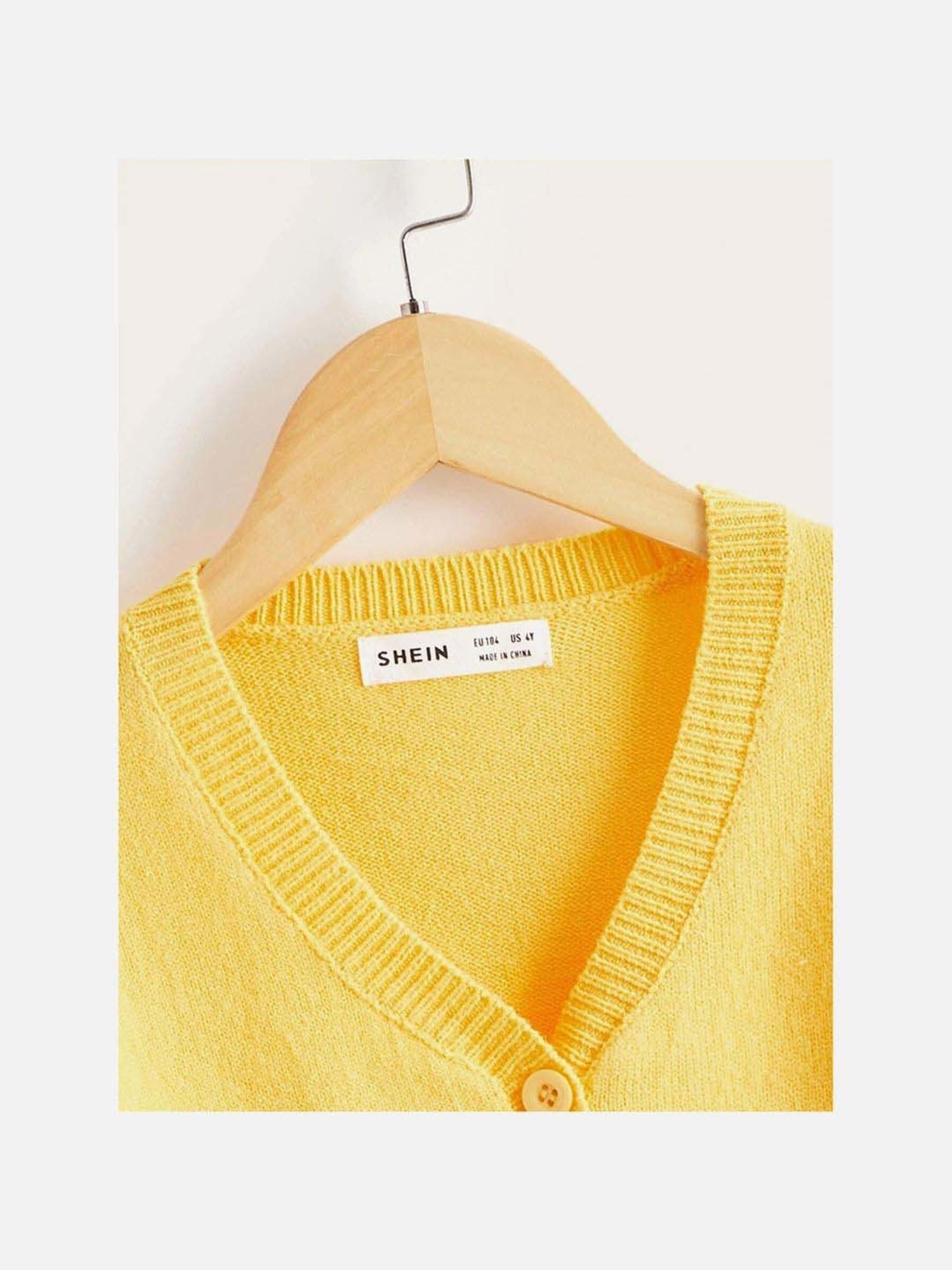 Little Surprise Box Yellow Printed Full Sleeves Cardigan