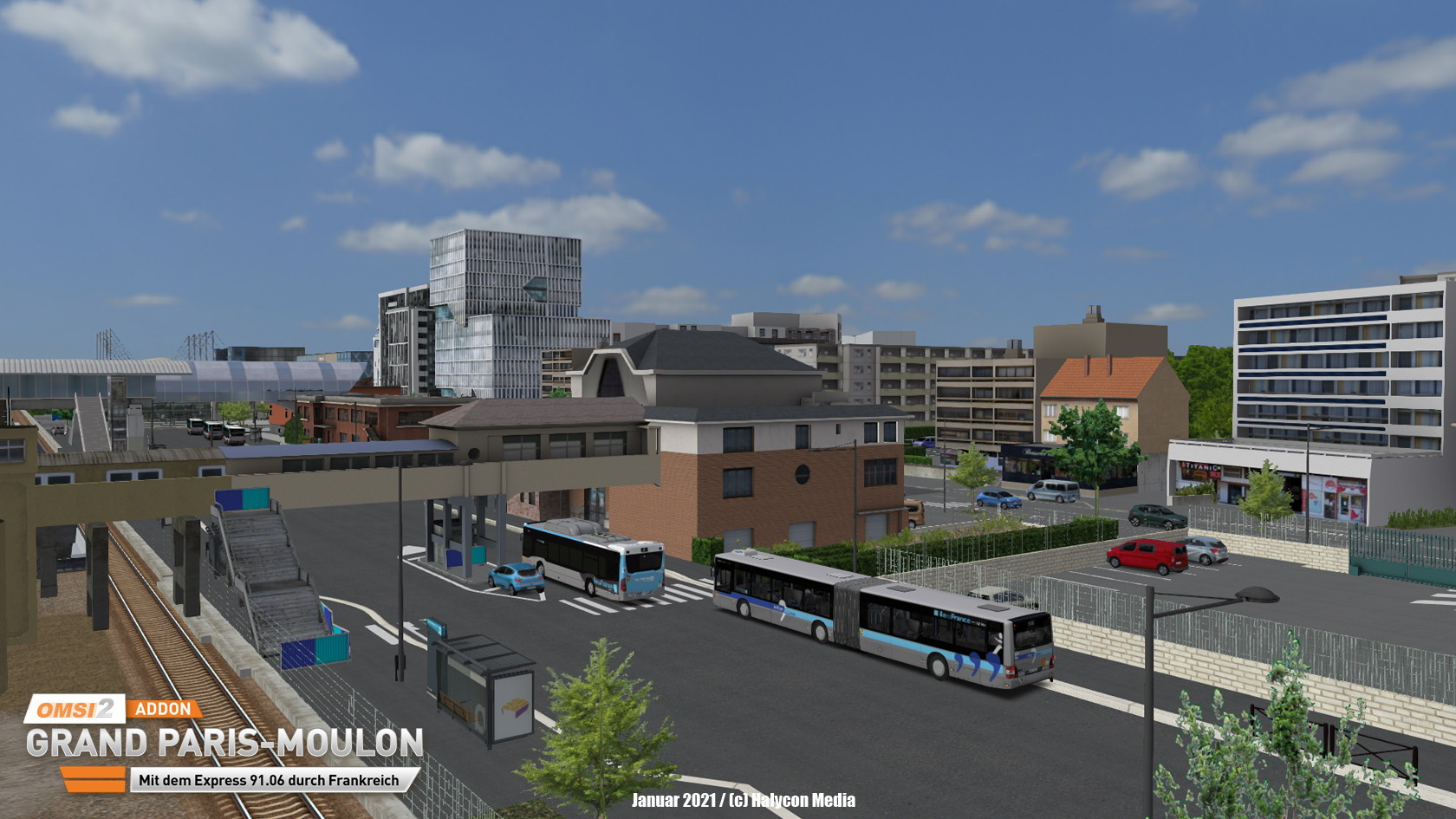 OMSI 2 Add-On E-Bus Hamburg  [Online Game Code]
