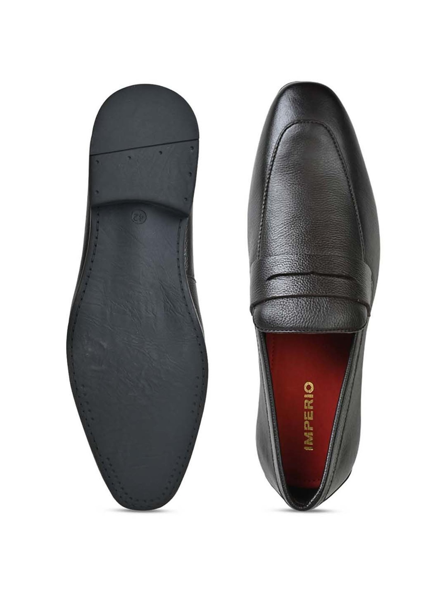 Imperio by Regal Men's Dark Brown Formal Loafers
