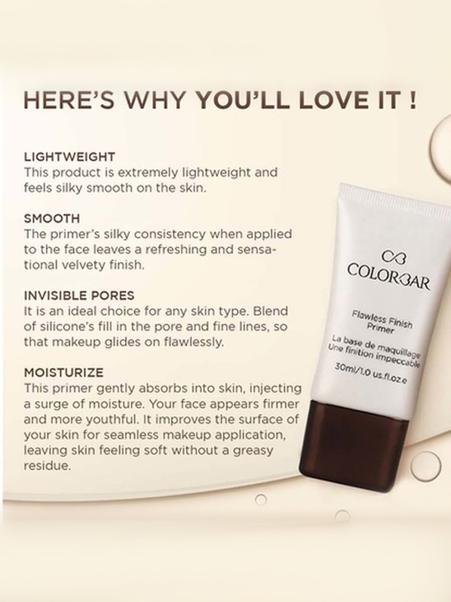 Colorbar Flawless Finish Primer - 30 ml