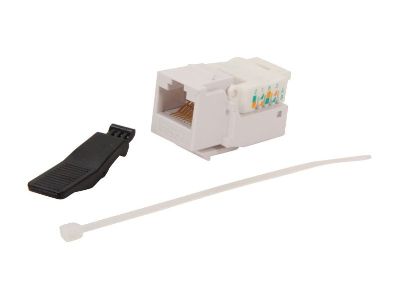 Micro Connectors CAT5 RJ45 Coupler F-F Straight
