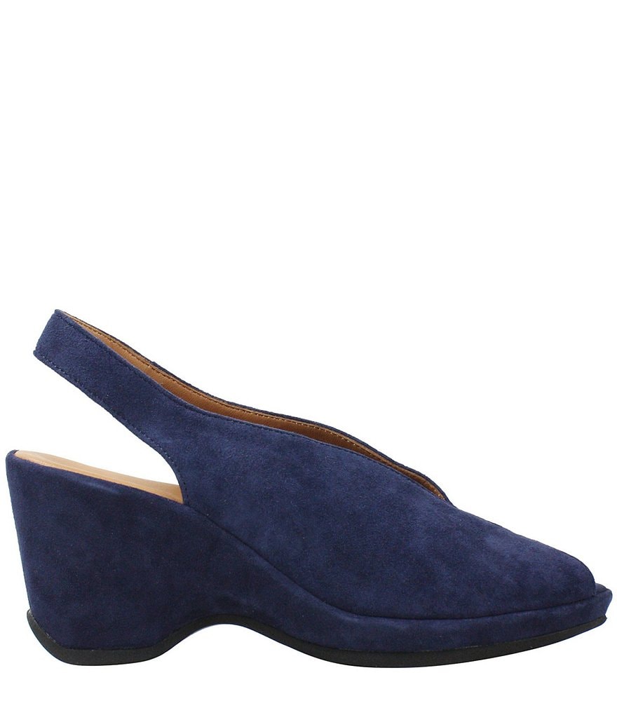 L'Amour Des Pieds Odetta Suede Slingback Pumps