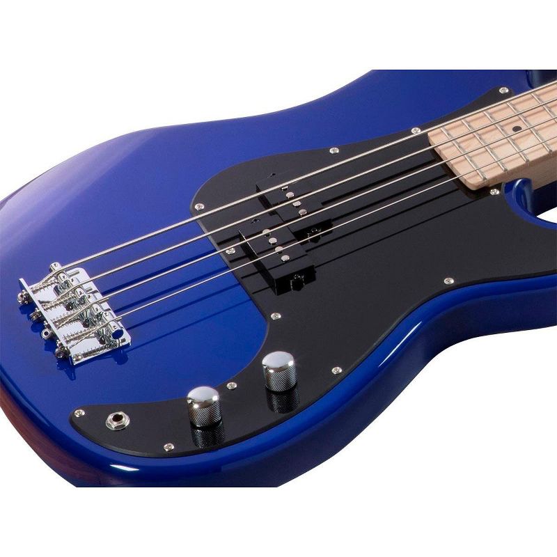 Monoprice Indio Pubb Bass - Blue, With Gig Bag