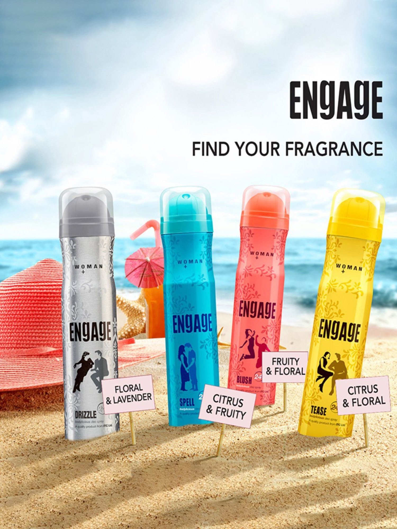 Engage Spell Deodorant for Women - 150 ml