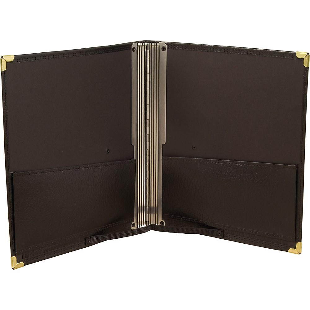 Deer River Deluxe Black Choral Folio with Hand Strap Black