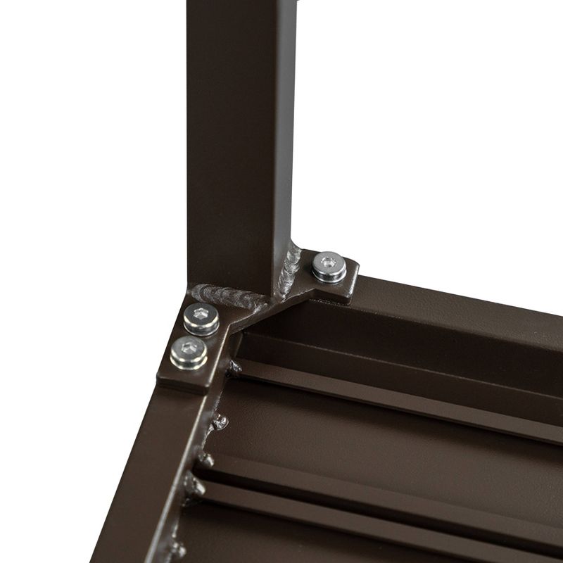 3pc Outdoor Aluminum Adjustable Lounge Chairs & Table - Beige - Crestlive Products