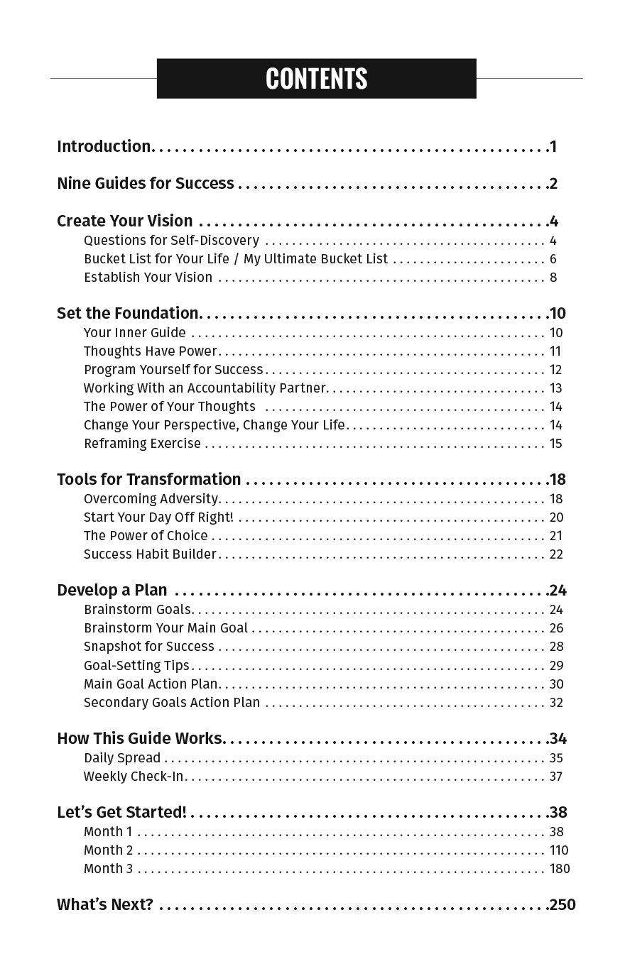 InnerGuide&rsquo;s Goal & Success Planner: The Life Coach in-a-Book