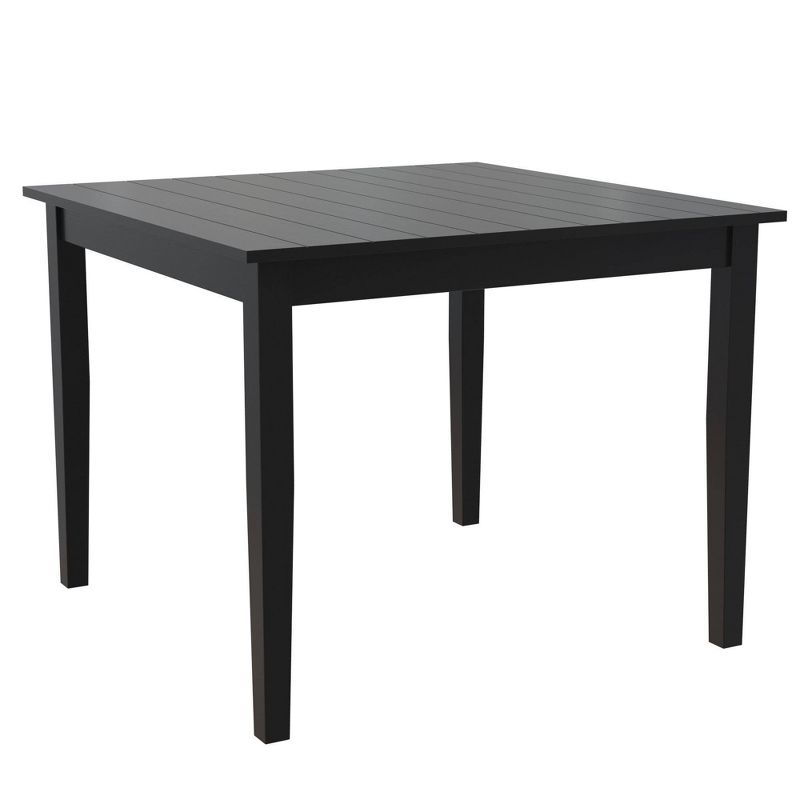 5pc Amber Traditional Height Dining Set Black/Beige - Dorel Living