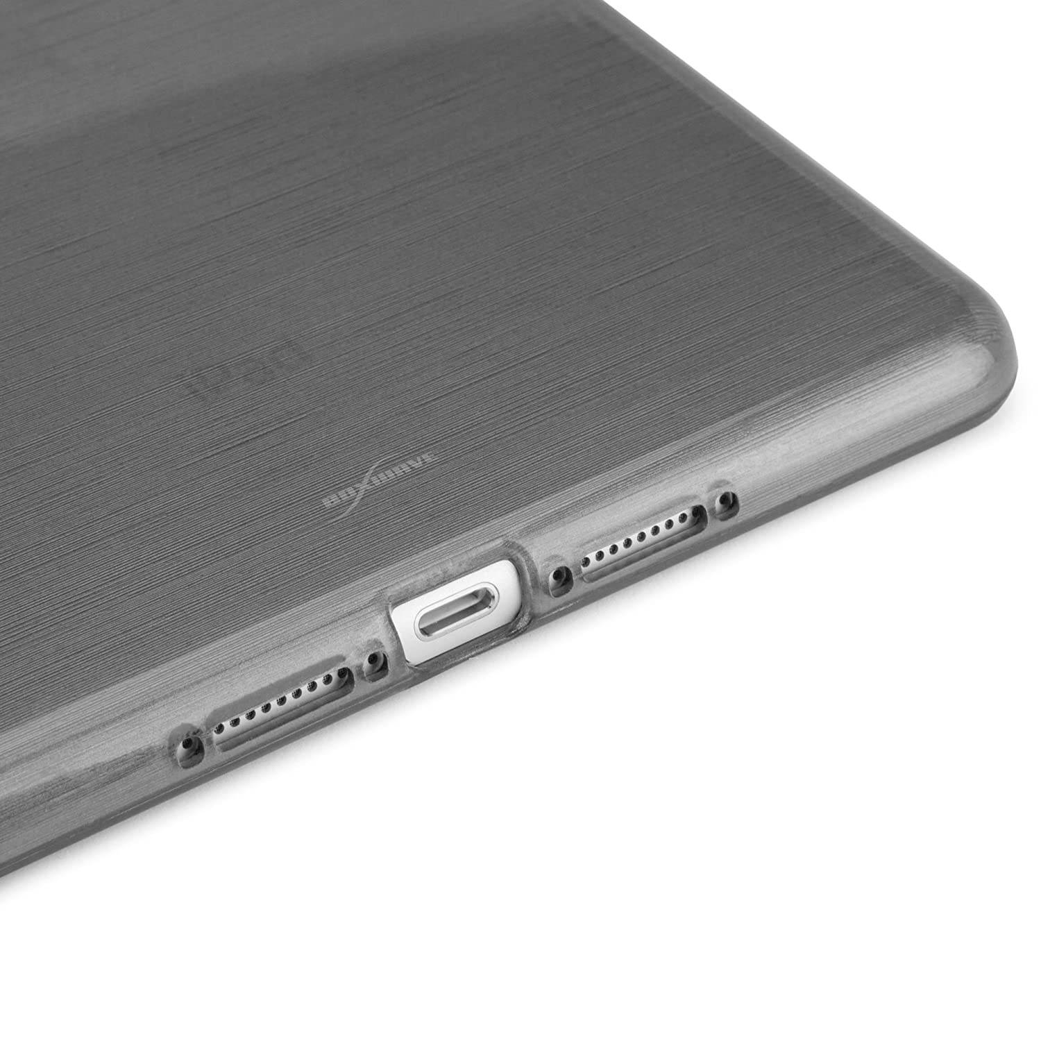 iPad mini with Retina display Case, BoxWave [Glassworks Crystal Slip] TPU Glossy Semi-Clear Flexible Protective Case with Shimmer for Apple iPad mini with Retina display (2nd Gen/2013) (Graphite)