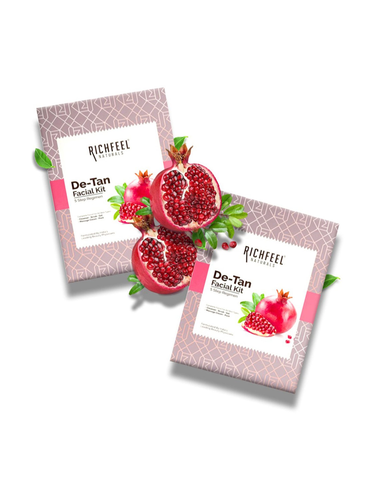 Richfeel De-Tan Facial Kit - Pack of 2