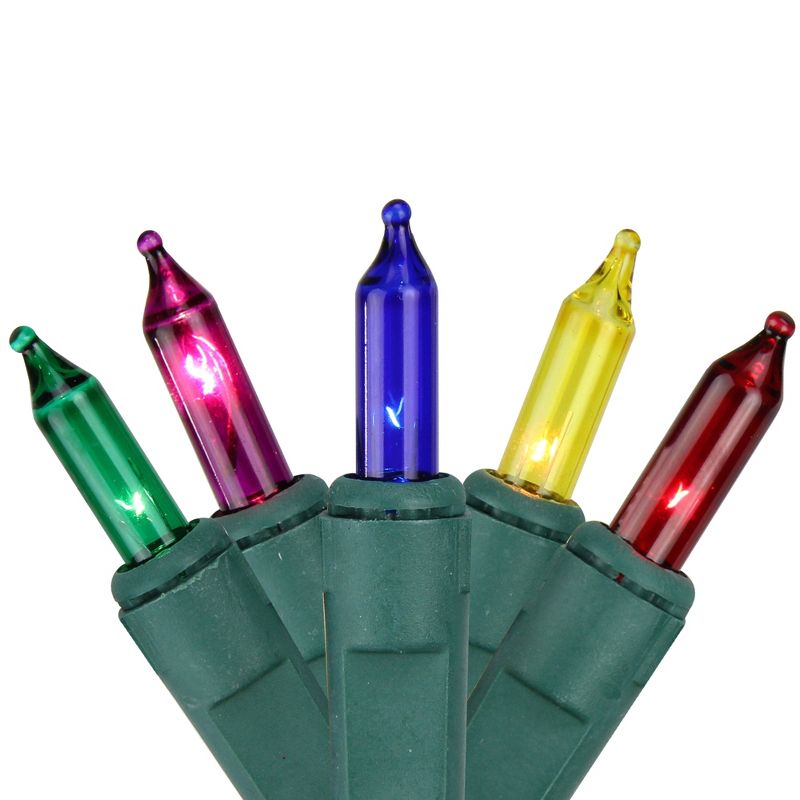 Brite Star 150ct Mini Twinkling Net Style Lights Multi-Color - 4' x 6' Green Wire