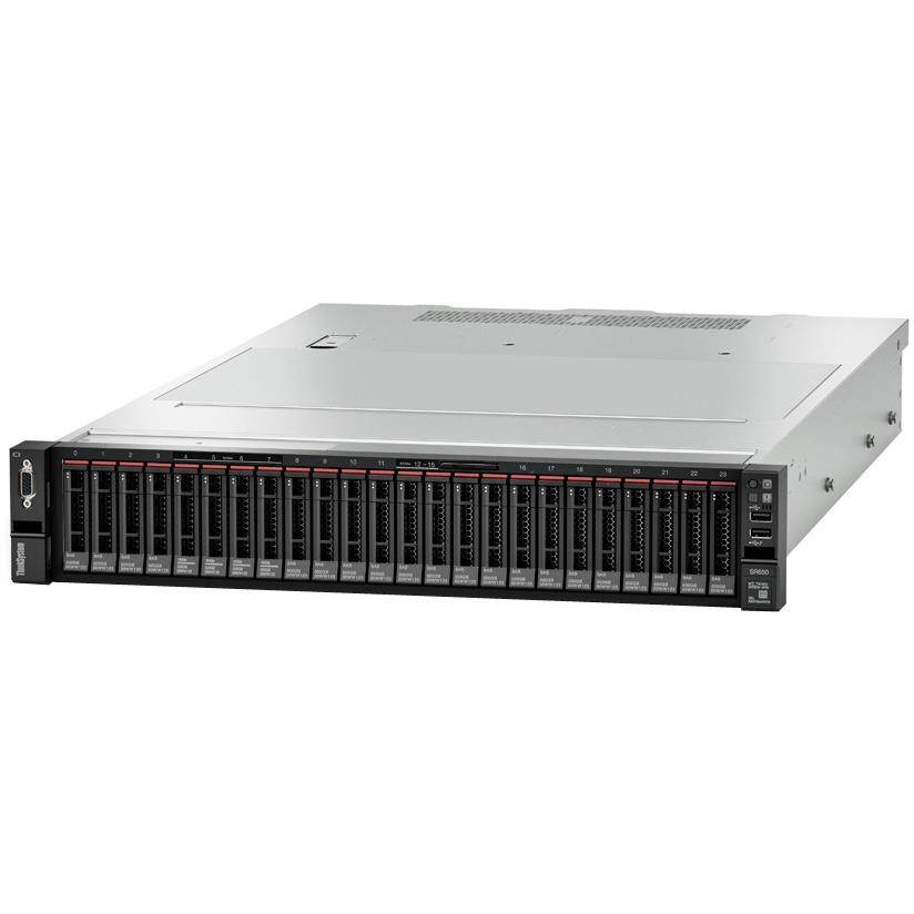 Lenovo ThinkSystem SR650 7X06A057NA 2U Rack Server - 1 x Intel Xeon Silver 4110 Octa-core (8 Core) 2.10 GHz - 16 GB Installed DDR4 SDRAM - 12Gb/s SAS Controller - 1 x 750 W