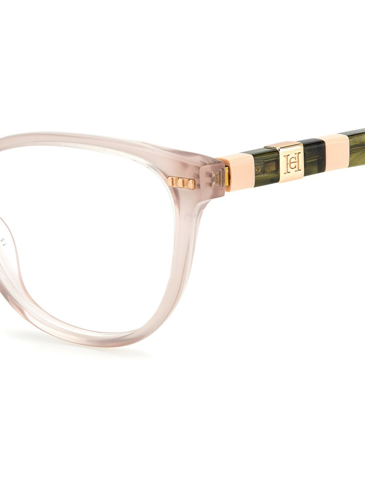 Carolina Herrera Brown Full Rim Round Eye Frame For Women