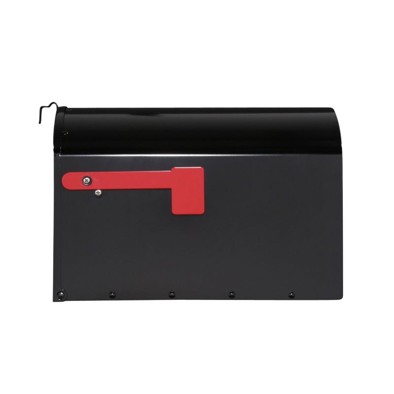 Gibraltar Mailboxes Storehouse Post Mount Mailbox Black