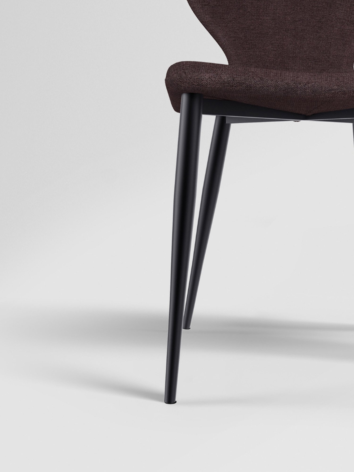 Godrej Interio Mulberry Maroon Mild Steel Dining Chair (Set of 2)