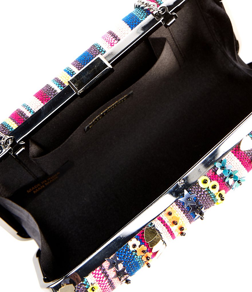 Kate Landry Crushed Crystal Clutch Bag