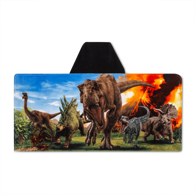 Jurassic World Ground Covered Hooded Towel