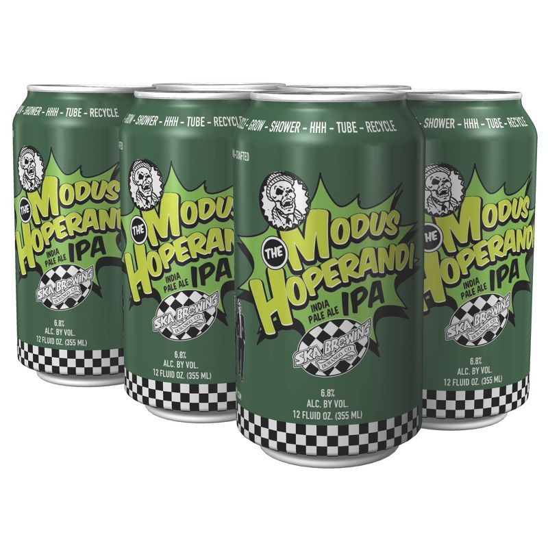 Ska The Modus Hoperandi IPA Beer - 6pk/12 fl oz Cans