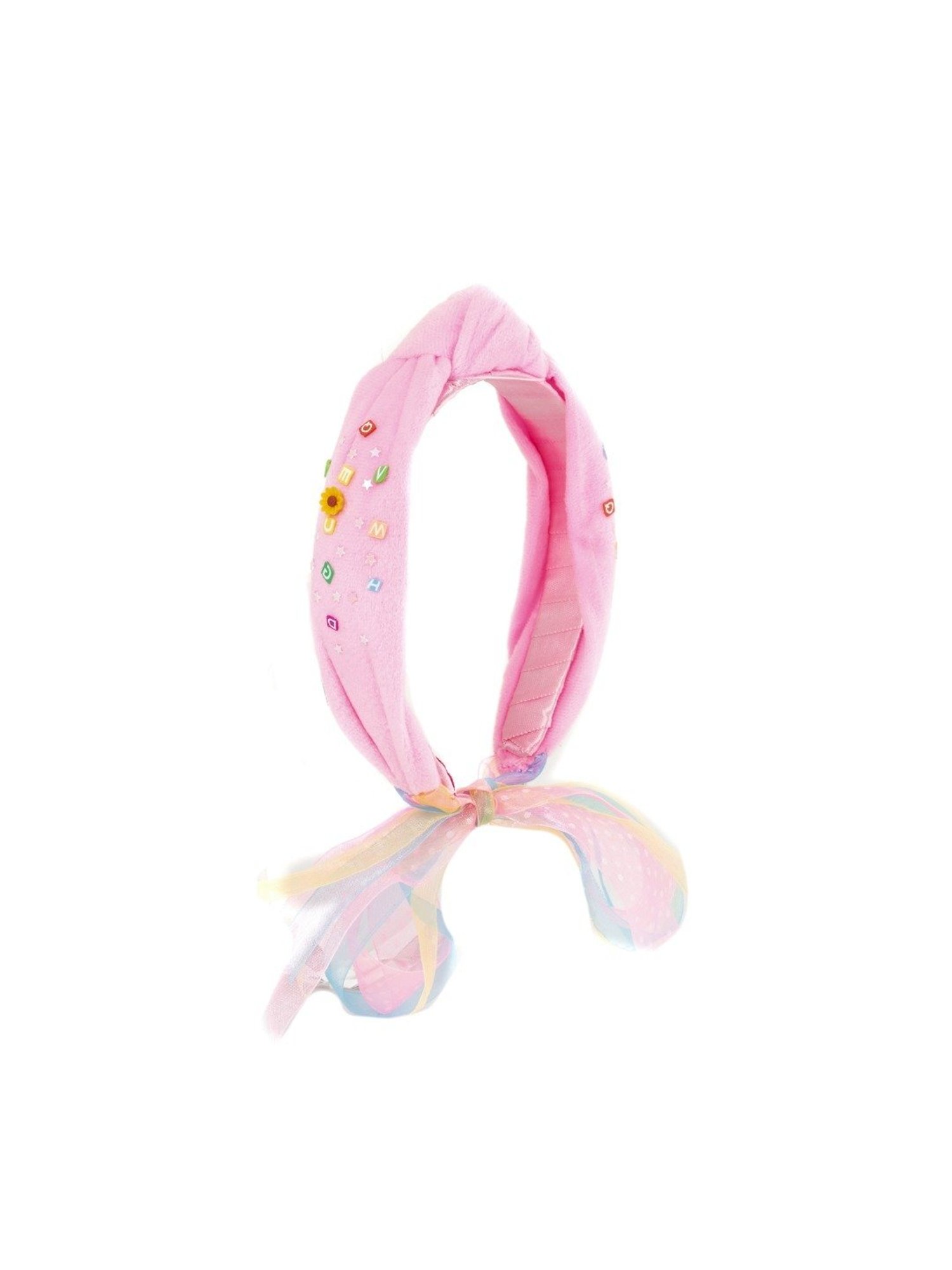 Choko Pink Embellished Hair Band